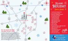 Flyer of Kilgore Christmas Light Map